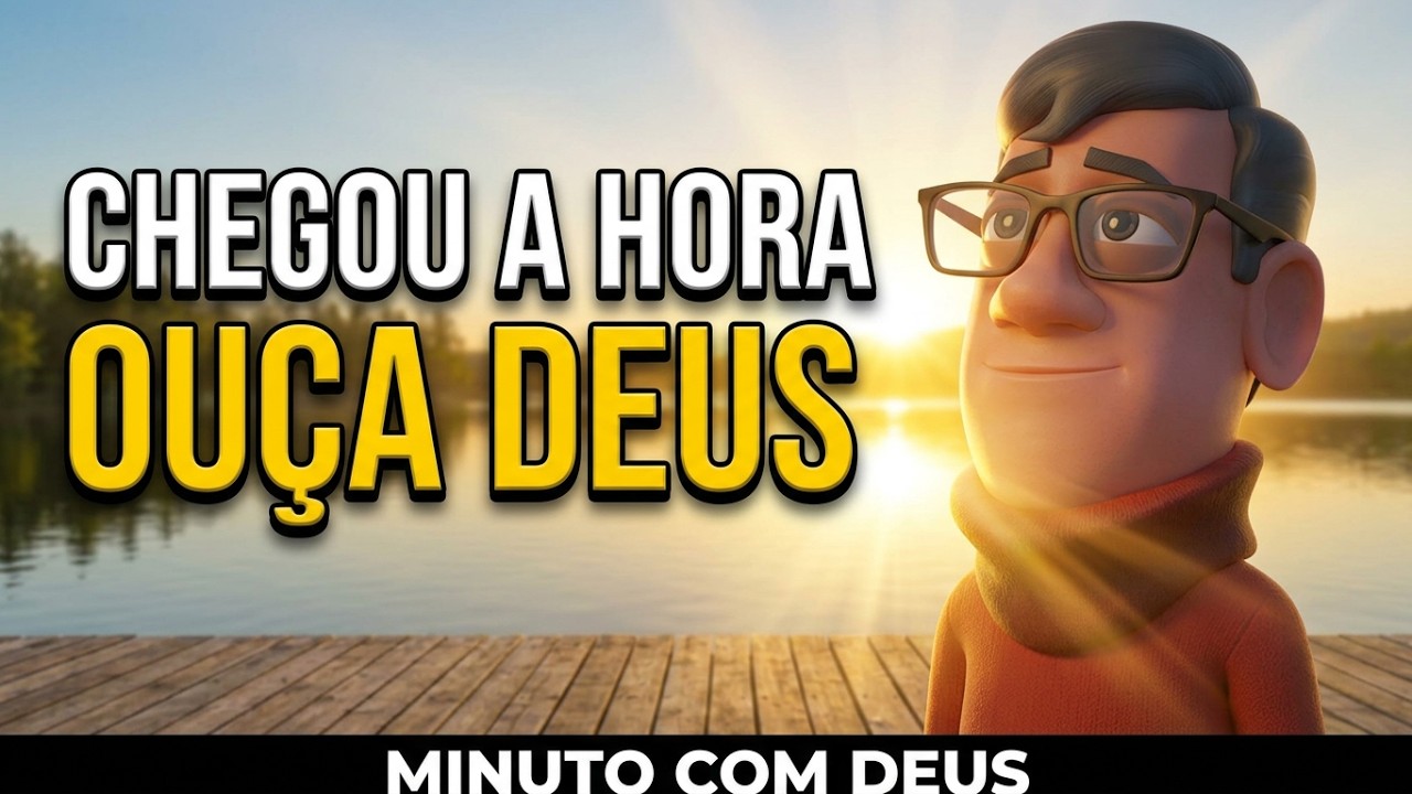 NA HORA CERTA, DEUS VAI TE ENTREGAR ESSA PALAVRA -  Minuto com Deus