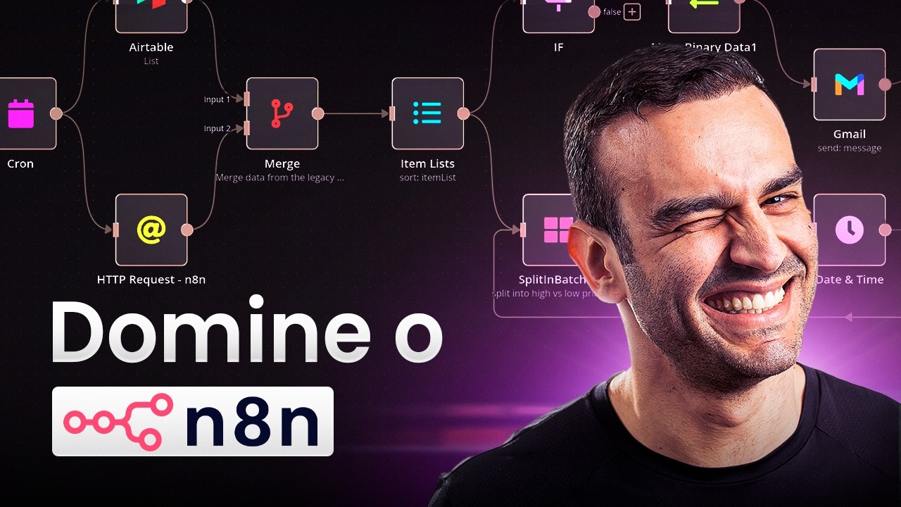 Curso Gratuito N8N para Iniciantes - Crie um Agente IA do ZERO