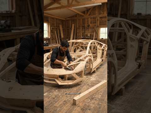 He Destroyed Her Toy Car… Then THIS Happened 😳#shorts #woodworking