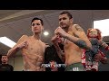 BRANDON FIGUEROA AND MOISES CHUCKY FLORES - FACE TO FACE - FULL WEIGH IN