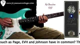 Video thumbnail for Xotic Effects EP Booster by Prymaxe