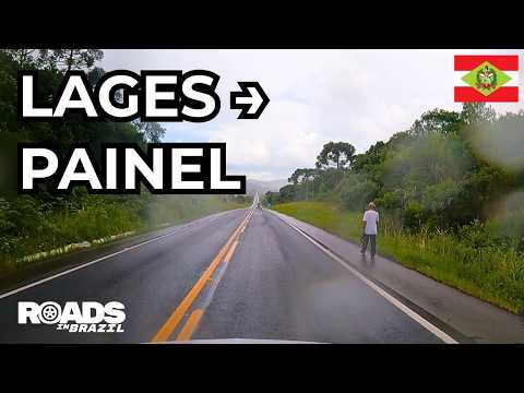 Lages – Painel | Rain on the Road | POV Dashcam | Santa Catarina, Brazil