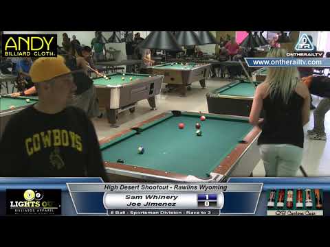 Sam Whinery vs Joe Jimenez - 8 Ball - 2017 HDS