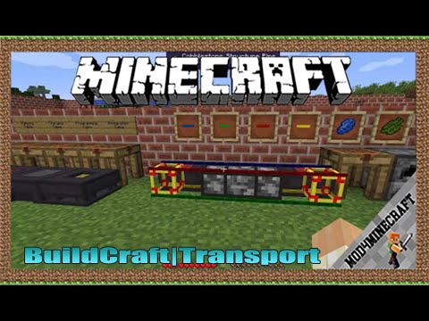 BuildCraft|Transport Mod 1.12.2/1.11.2/1.7.10  & Tutorial Downloading And Installing For Minecraft