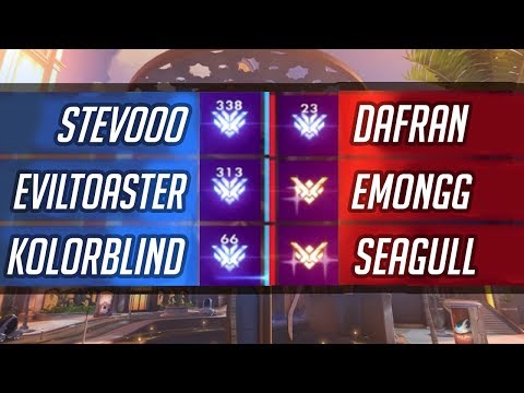 Stevo, Eviltoaster and Kolorblind vs Dafran, Emongg and Seagull