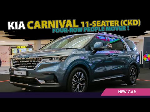 Launched: Kia Carnival 11-Seater (CKD) – Four-Row People Mover!