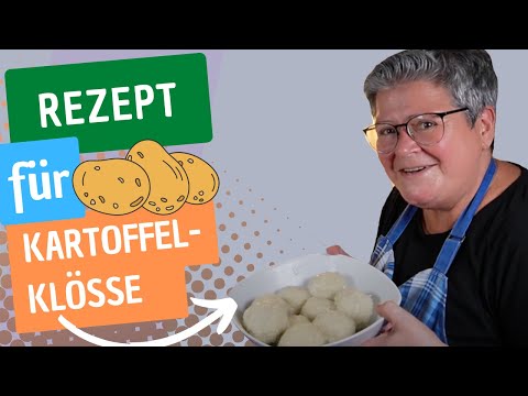 Klöße aus 2:1 rohe und gekochte Kartoffeln