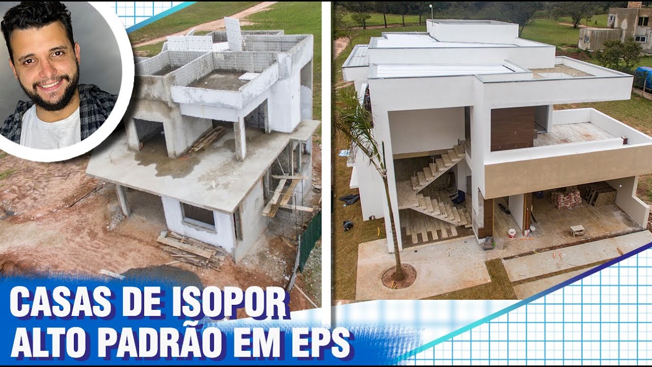 TOUR PELAS MANSÕES DE ISOPOR I CASA DE EPS DE ALTO PADRÃO