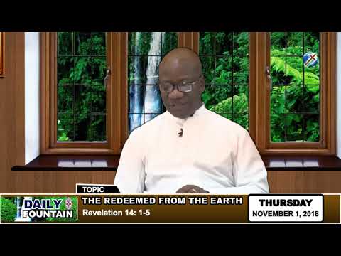 DAILY FOUNTAIN OF NOVEMBER 1, 2018 -  REV'D CANON FEMI AKIN JOHNSON