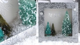 Canvas Shadow Box: Using Wrapping Paper with Shari Carroll