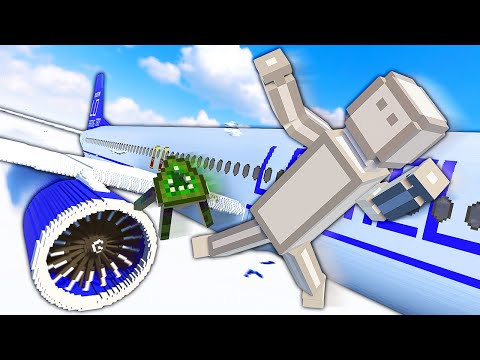 People Playground RAGDOLLS vs Plane Engine - Teardown Mods Gameplay