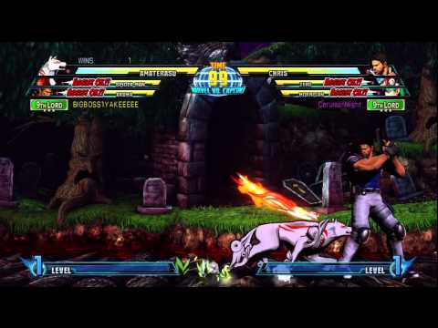 Marvel vs Capcom 3 (PS3) -- Non-Ranked Matches 73 - Ammy H Attack, Tatsu Power (Part 2/3)