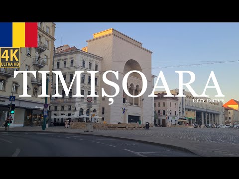 4K Timișoara Banat Romania City Drive 4K