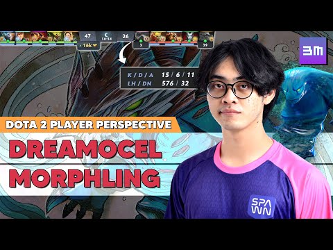 PLAYER PERSPECTIVE - Dreamocel Morphling Comeback From 16k Gold Difference in Pub
