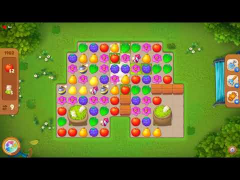 1902 Gardenscapes Hard Level  Прохождение Игры