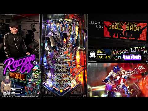 Stern Pinball Transformers Pro: 69M on Autobots. Streamed from Raccoon City Pinball.