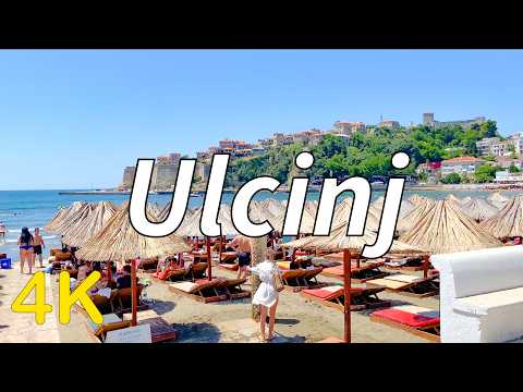 Ulcinj Montenegro 4K Walking Tour 2024