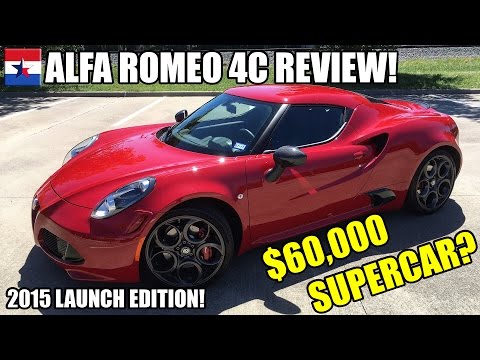 2015 Alfa Romeo 4C // Review!