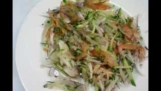 preview picture of video 'indian tomato cucumber and onion salad-indian restaurant cooking @abbots langley Viceroy'