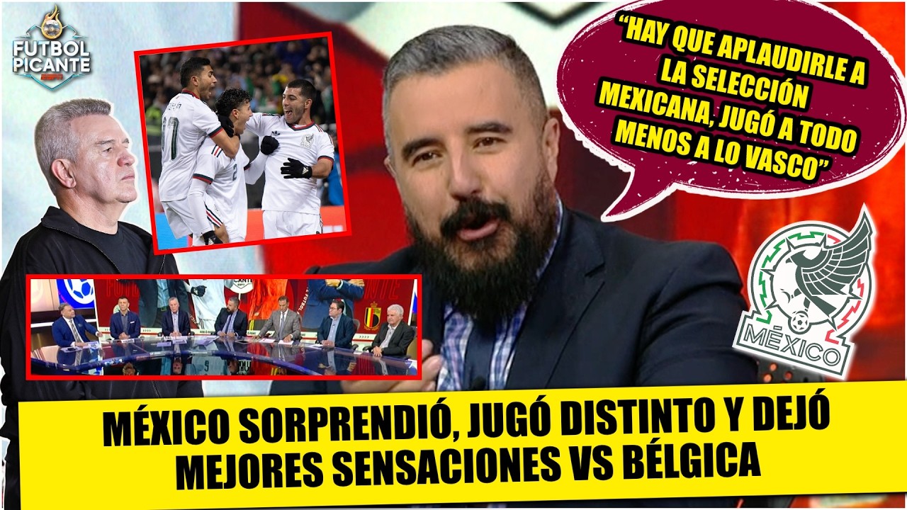MÉXICO BRINDÓ MEJOR JUEGO, aunque EMPATÓ 1-1 vs BÉLGICA. Al TRI se le vio OTRA CARA | Futbol Picante