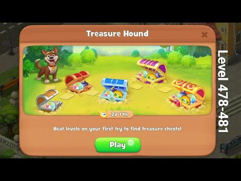 Gameplay Gardenscapes Level 478-481