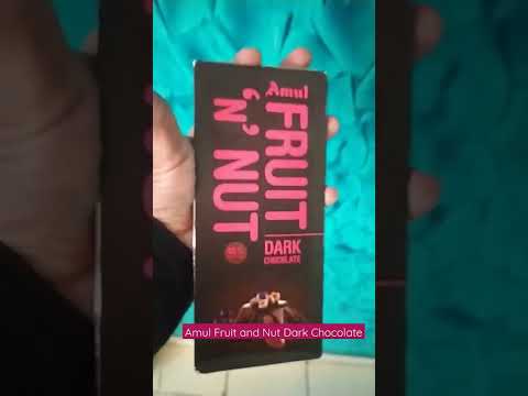 Amul Fruit and Nut Dark Chocolate l #shorts