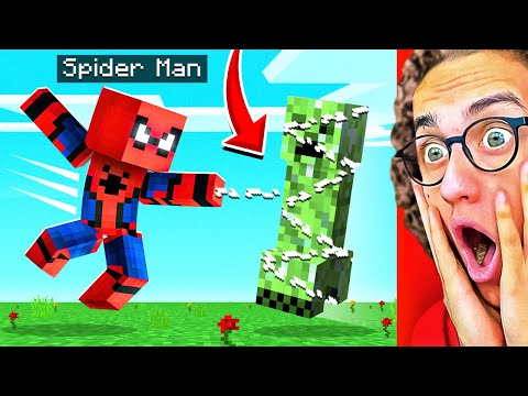 Kwebbelkop - PLAYING As SPIDER-MAN in Minecraft! (Mods)