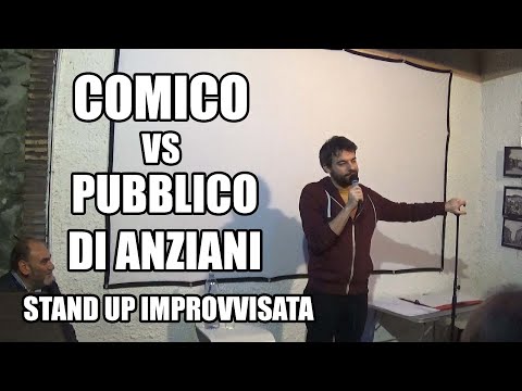 Rapone vs Pubblico di anziani - STAND UP IMPROVVISATA