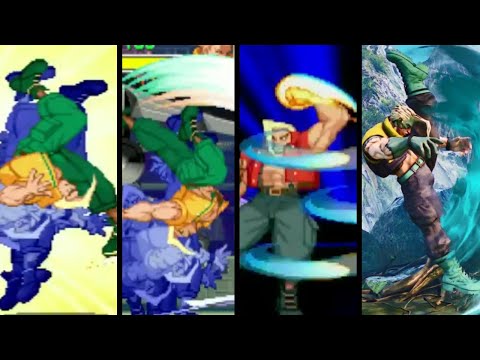 Evolution Of Charlie Nash Super Moves (1995-2020)