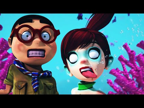 Oko ve Lele 🦖 Küçük Denizkızı 🦕 CGI Animasyon kısa filmler ⚡ Türkçe komik çizgi filmler