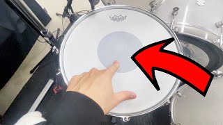 Video thumbnail for Remo Controlled Sound Coated Drum Head with Reverse Black Dot - 14 Inch - Review by Goose Reviews
