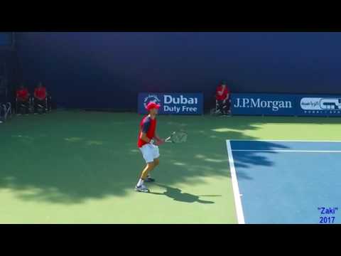 Tennis: "Andreas Seppi" Backhand & Forehand & Serves