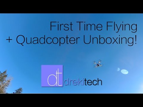 First time Flying + Unboxing Kai Deng K70C Quadcopter!