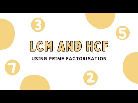 Quick Revision: HCF and LCM Video Lecture - Class 5