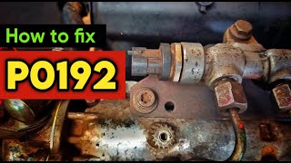 P0192 | p0192 fuel rail pressure sensor circuit low | code p0192 | p0192 obd2