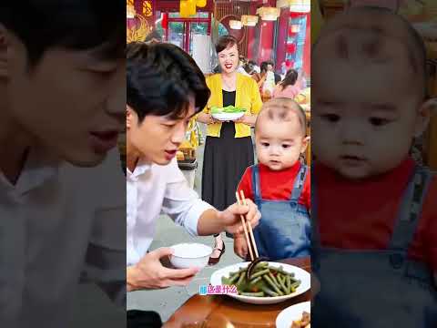 萌娃搞笑視頻合拍《豆角葷素之爭》#特效視頻製作 #萌娃搞笑日常 #人類幼崽主打一個語出驚人 #感謝支