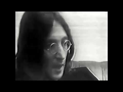 John Lennon & Yoko Ono  -  "Dentist Interview"  - Dutch TV Rood Wit Blauw 1968  -  [ remastered 4K ]