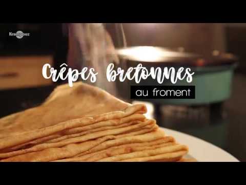 Recette des crêpes bretonnes  •  Krampouz