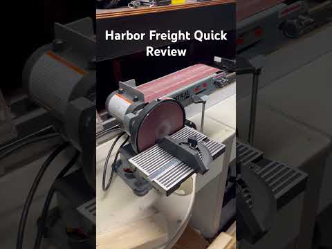 Central Machinery 4x36in Belt and 6in Disc Sander Quick Review