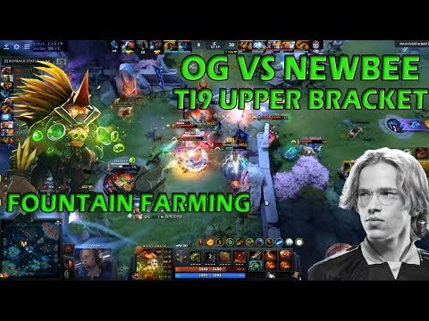 OG VS NEWBEE | TOPSON INCREDIBLE FOUNTAIN DIVE | TI9 UPPER BRACKET