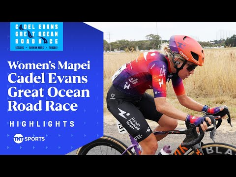 Great teamwork 👏 | Women's Mapei Cadel Evans Great Ocean Road Race Highlights | TNT Sports Cycling