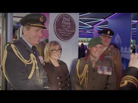 Patti Flynn - Her Purple Plaque Unveiling