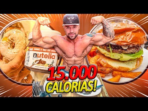 15.000 CALORIAS - DIA DO LIXO MAIS INSANO DO YOUTUBE *passei mal*