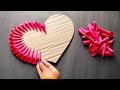 Diy Paper Heart Wall Hanging Valentine S Day Craft Ideas Paper Craft