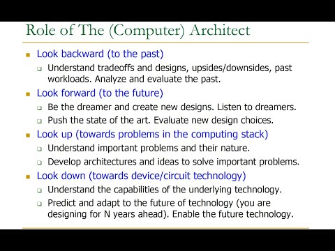 Computer Architecture - Lecture 1: Introduction and Basics (ETH Zürich, Fall 2018)
