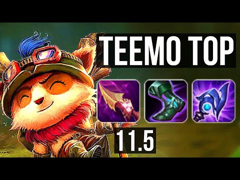 TEEMO vs YASUO (TOP) | Rank 4 Teemo, 2.3M mastery, 7/1/4, 800+ games, Dominating | BR Master | v11.5