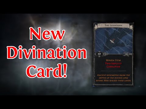 PATH OF EXILE 3.19 - OPENING 5 SETS OF THE LEVIATHAN - NEW DIVINATION CARD!!