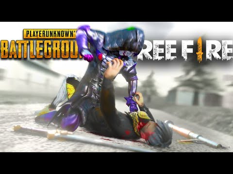 Pubg vs Freefire - War 🔥 Animated Movie 😈