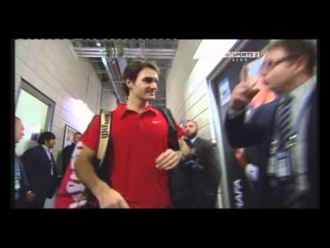 Federer: Locker Room After WTF 2010 Final