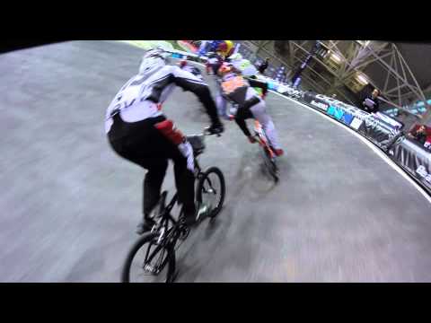 UCI BMX Supercross 2014 Manchester: GoPro Barry Nobles Finish Line Slam
